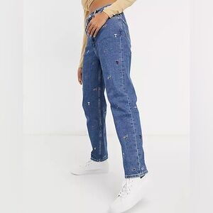 Tommy Hilfiger | H Embroidered Boyfriend Jeans